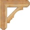 Ekena Millwork Balboa Craftsman Rough Sawn Bracket w/ Offset Brace, Western Red Cedar, 8"W x 26"D x 26"H BKT0806X26X26BOA04RWR - alternate 3